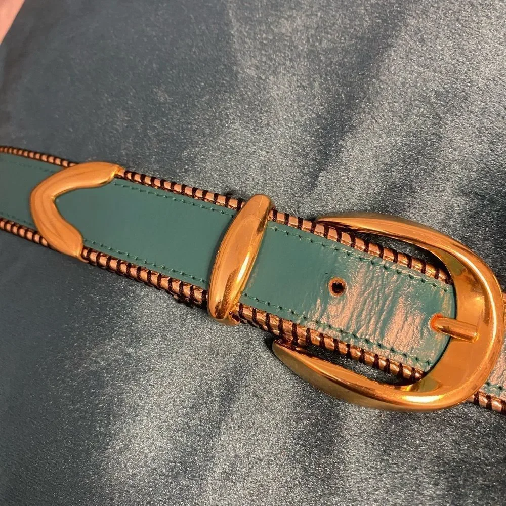 Pellateri genuine leather belt, L 38 inch , made in Italy 🇮🇹
